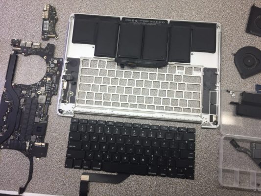  تعمیرات صفحه کلید لپ تاپ اپل 
